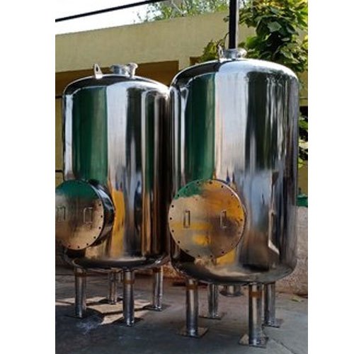 Stainless Steel RO Water Filter Tank, Storage Capacity: 1000L