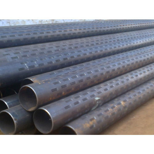 Round Stainless Steel Screen Pipe, 3 meter, Material Grade: SS316