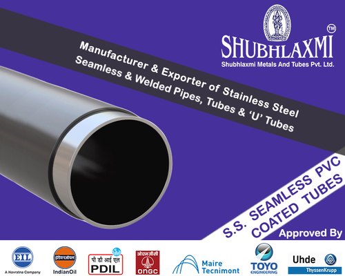 Stainless Steel Seamless PVC Coated Tubes