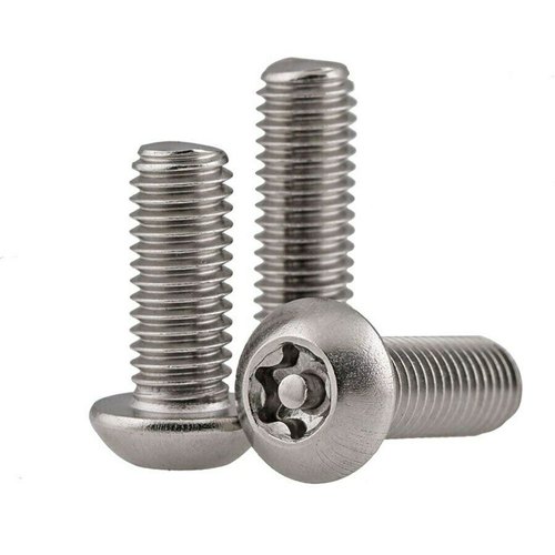 Polished Stainless Steel Security Screw, For Hardware Fitting, Material Grade: Ss 316