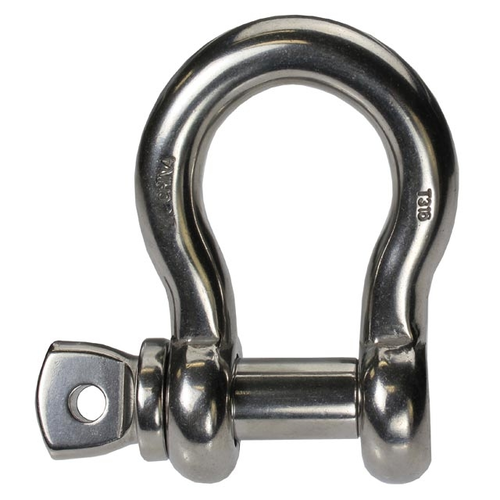 Alloy Stainless Steel Shackle, Shape: Bow