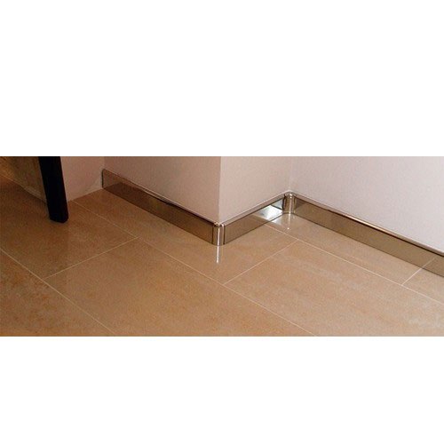 Stainless Steel Skirting Profile, Material Grade: SS316
