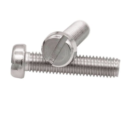 Stainless Steel Slotted Cheese Head Screw, Packaging Type: In Carton