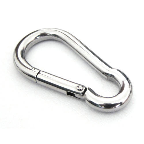 Silver Stainless Steel Snap Hooks, Chrome, for Industrial