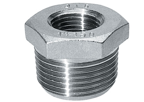 Nascent Silver Stainless Steel Socket Weld Coup Bushing Fitting 304H, Size: 3, for Hydraulic Pipe