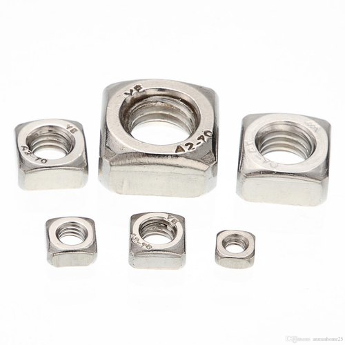 Squire Stainless Steel Square Nuts, Size: M6