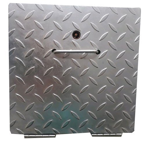 Square STAINLESS STEEL (SS) Manhole Cover, For Construction