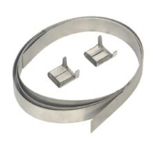 Modern Sanitations Plain Stainless Steel Strap and buckle, Packaging Type: Box, for Automobile Industry