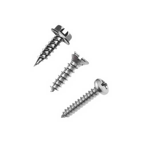 Round Full Thread Stainless Steel Tapping Screw