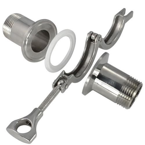 Stainless Steel TC Clamp Full Set, Material Grade: 304