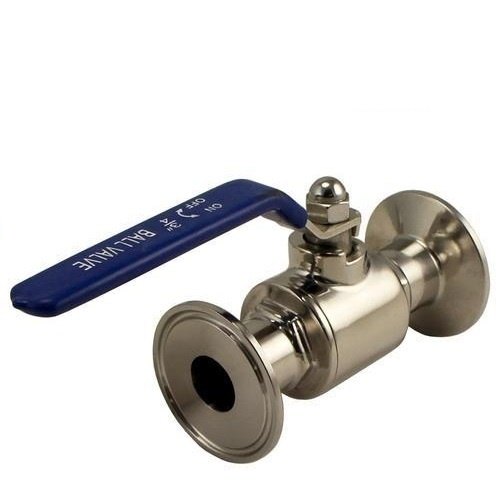 Stainless Steel TC End Ball Valve, Material Grade: 304, 316