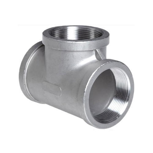 Stainless Steel Threaded Tee, Structure Pipe