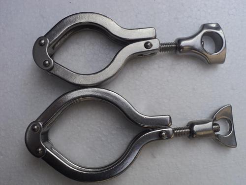 Polished Stainless Steel Tri Clover Clamps