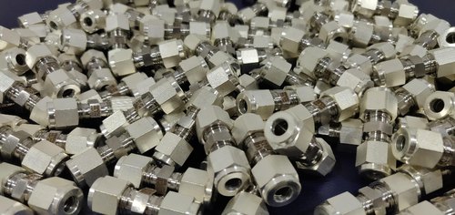 Ss304 Stainless Steel Tube Fittings, for Hydraulic Pipe, Matt Finish