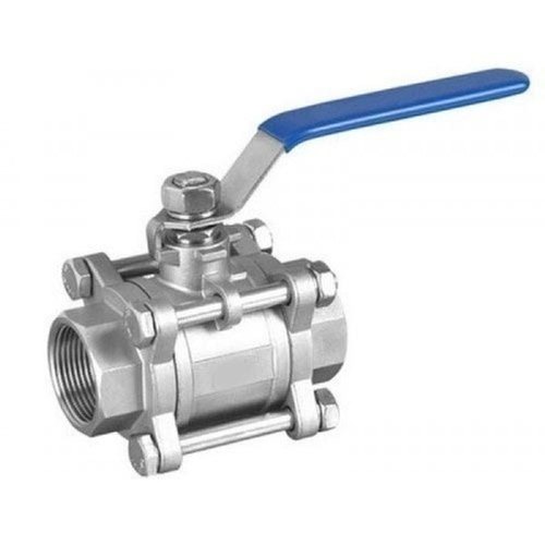 Stainless Steel Two Piece Ball Valve, Screwed End, Steel Grade: SS304