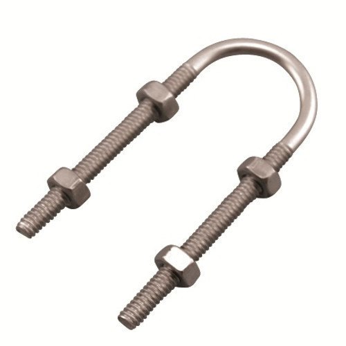 10 Stainless Steel 202 Stainless Steel U Bolts, Size: 6mm-100mm