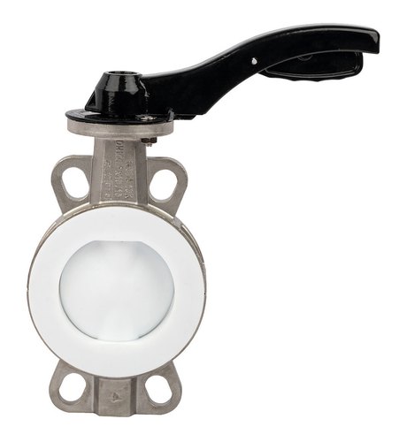 SS PTFE Lined Butterfly Valve