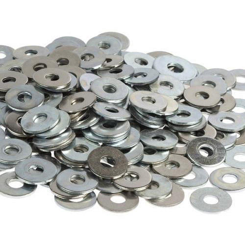 Zinc Plated Stainless Steel Washer, Round, Material Grade: SS316