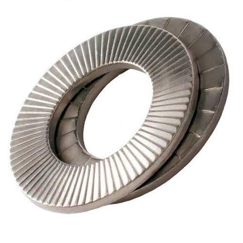 Metal Coated Implantation Equipment Stainless Steel Wedge Lock Washer, Grade: 304, Dimension/size: M3 To M56