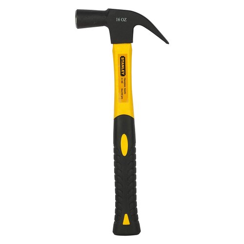 Stanley 16oz Claw Hammer With Fiberglass Handle, Model Name/Number: 51-186