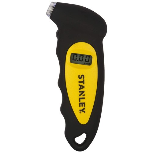 Rubber STANLEY STHT80874-0 Digital Tyre Pressure Gauge With Integrated LED