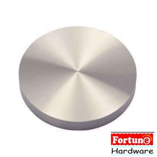 Fortune Hardware Round Steel Mirror Cap for Glass Fitting