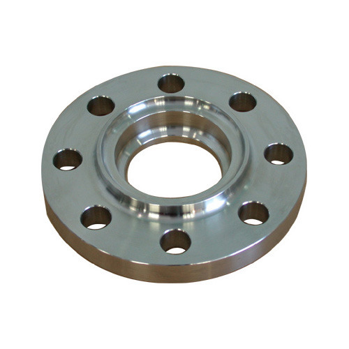 Silver Stainless Steel Socket Weld Flange, Shape: Round