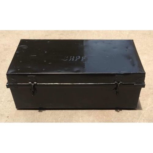 Black Polished Steel Trunk Box