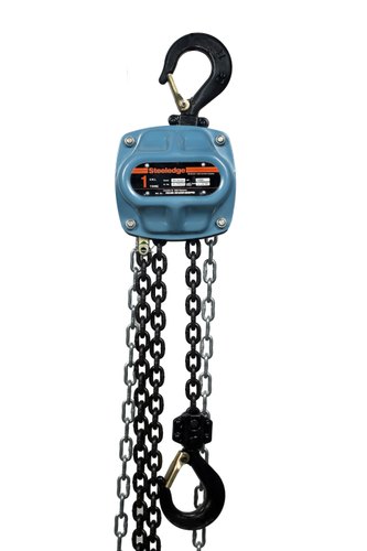 STEELEDGE Steelage Mild Steel Chain Pulley Block, Capacity: 1 ton