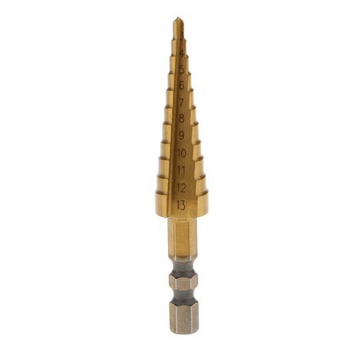 Step Drill, Overall Length: 5 Inch