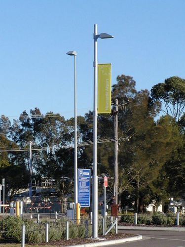 Stepped Lighting Pole