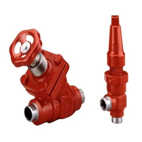 Blue Cast Iron Stop Valve