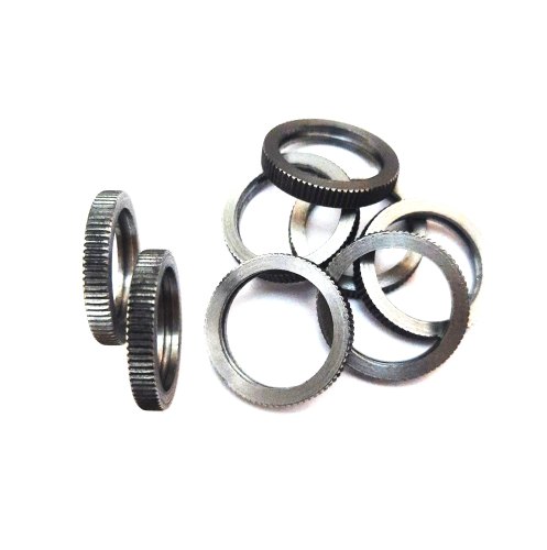 EN1A Black & White Knurled Rings, In Pan India, Maharashtra