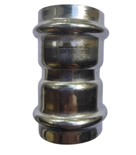 Socketweld Stainless Steel Straight Coupling, For Plumbing Pipe