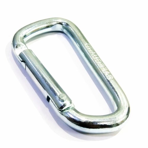 Alloy Steel Zinc Electroplated. Straight Gate Carabiner