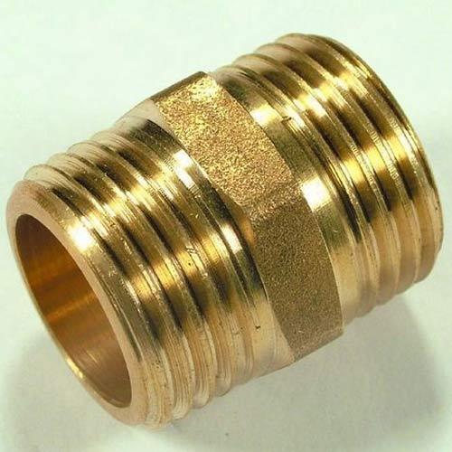 JSN Golden Straight Male Connector, Gas Pipe