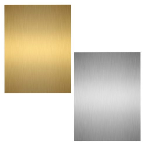 Golden, Grey Sublimation Mirror Metal Sheet, Size: 2 X 1 Feet (h X W)