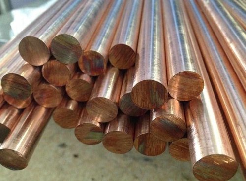 2 - 3 Inch Round Sulphur Bearing Copper Rod, For Construction, Grade: B36