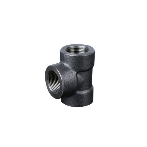 Carbon Steel Socket Weld Tee, For Gas Pipe, Size: 1/2 inch