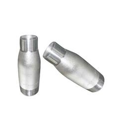SS Threaded Swaged Nipple, For Chemical Handling Pipe