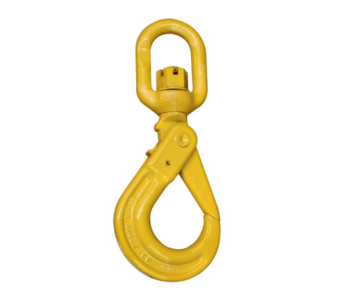 Mild Steel Galvanized Swivel Hook Self Locking Type, Electro Galvanised, 1t