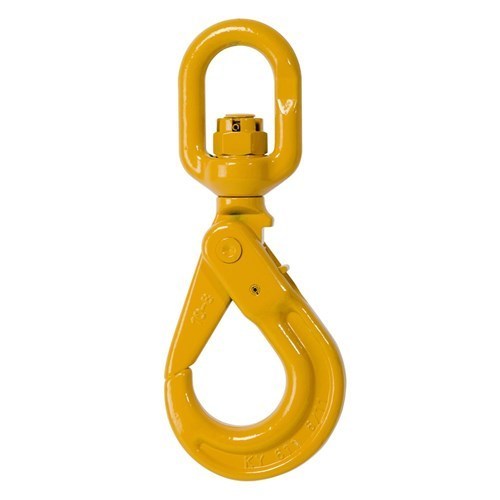 Red Cartec Swivel Self Locking Hook