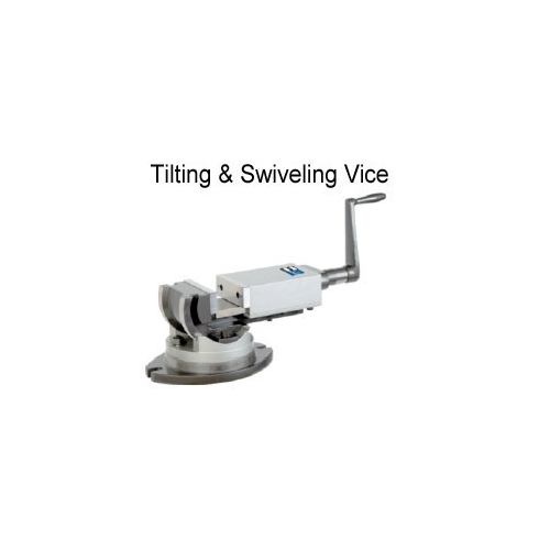 Tools Unlimited Silver Swiveling & Tilting Vice, For Industrial, Base Type: Fixed