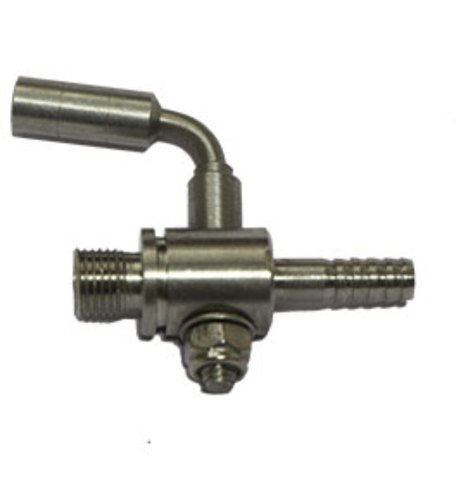 Kcass Stainless Steel Syphon Gas Cock, Size: 2 Inch