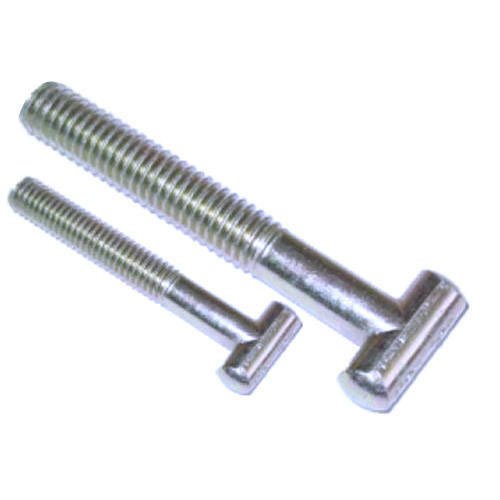 Half Thread Black T Slot Bolts, For Construction, Size: 10