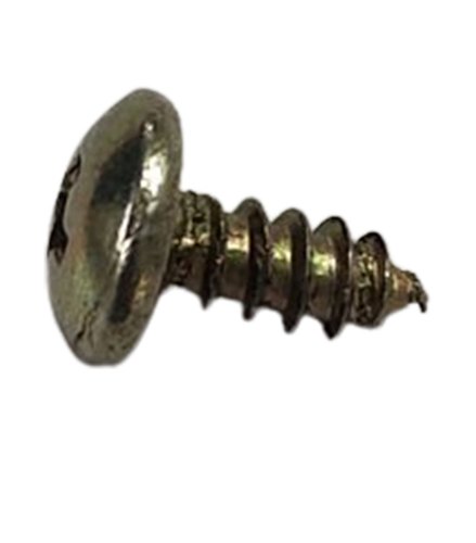 Full Thread Golden Mild Steel Splendor Tail Panel Screw, Polished