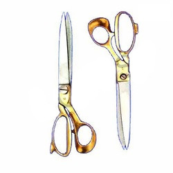 Tailor Scissor Brass Handle