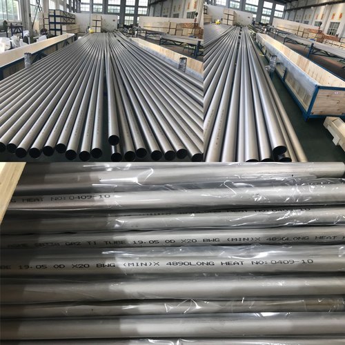 Silver Titanium Alloy Tube, Size/Diameter: 6.35 mm OD To 152 mm OD