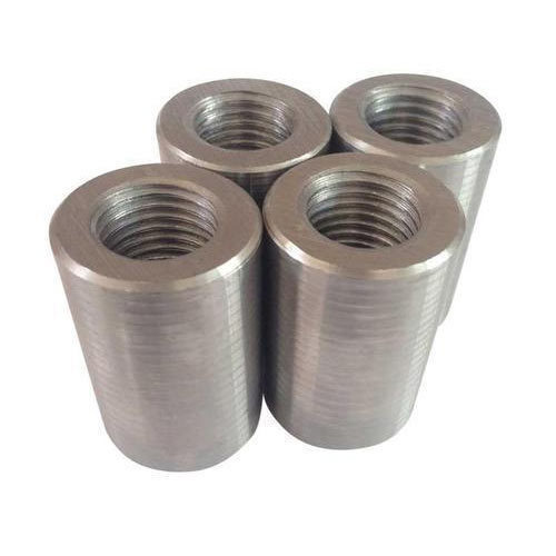 Mild Steel Polished Tapered Thread Rebar Coupler, For Industrial