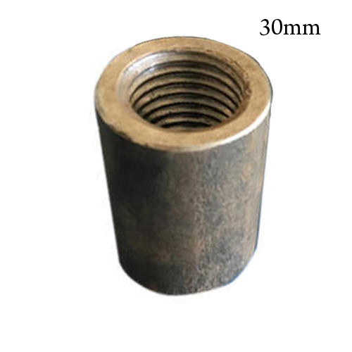 Chrome Finish 3/4 inch Mild Steel Tapered Thread Coupler, For Structure Pipe